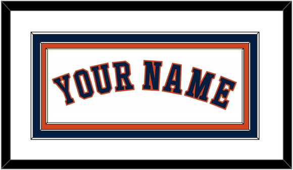 Houston Name - Home White - Triple Mat 1