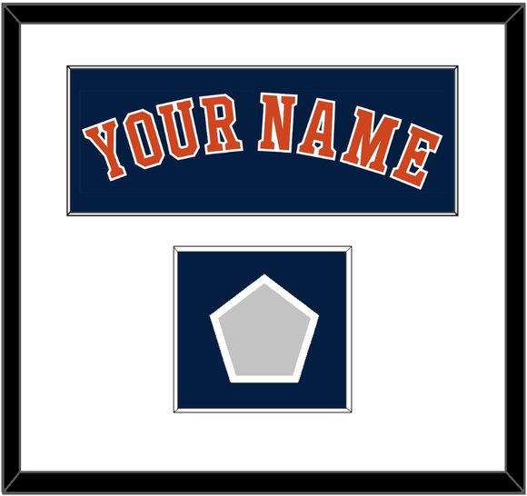 Houston Name & World Series Jersey Patch - Alternate Blue - Single Mat 1