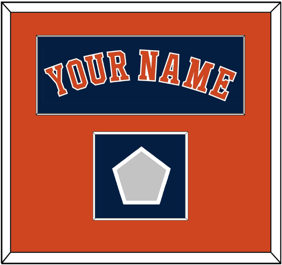 Houston Name & World Series Jersey Patch - Alternate Blue - Single Mat 2