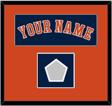 Houston Name & World Series Jersey Patch - Alternate Blue - Single Mat 2