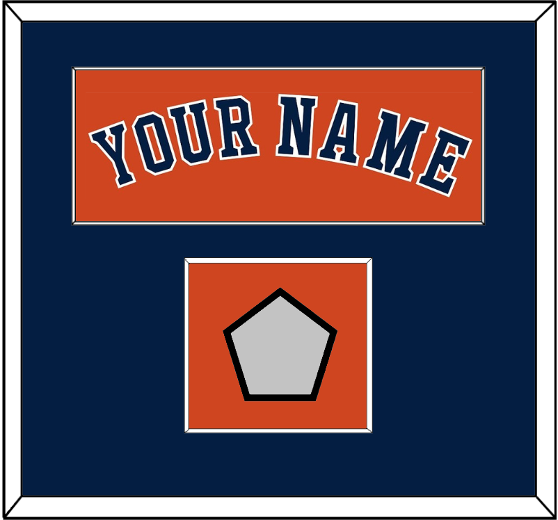 Houston Name & World Series Jersey Patch - Alternate Orange - Essential Tier 2
