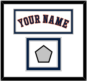 Houston Name & World Series Jersey Patch - Home White - Double Mat 1