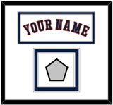 Houston Name & World Series Champions Patch - Home White - Double Mat 1