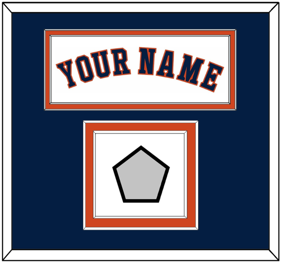 Houston Name & World Series Champions Patch - Home White - Double Mat 2