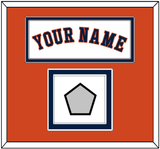 Houston Name & World Series Jersey Patch - Home White - Double Mat 3