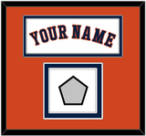 Houston Name & World Series Jersey Patch - Home White - Double Mat 3