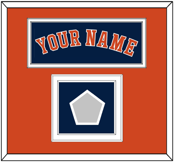 Houston Name & World Series Champions Patch - Alternate Blue - Double Mat 2