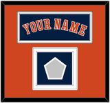 Houston Name & World Series Jersey Patch - Alternate Blue - Double Mat 2