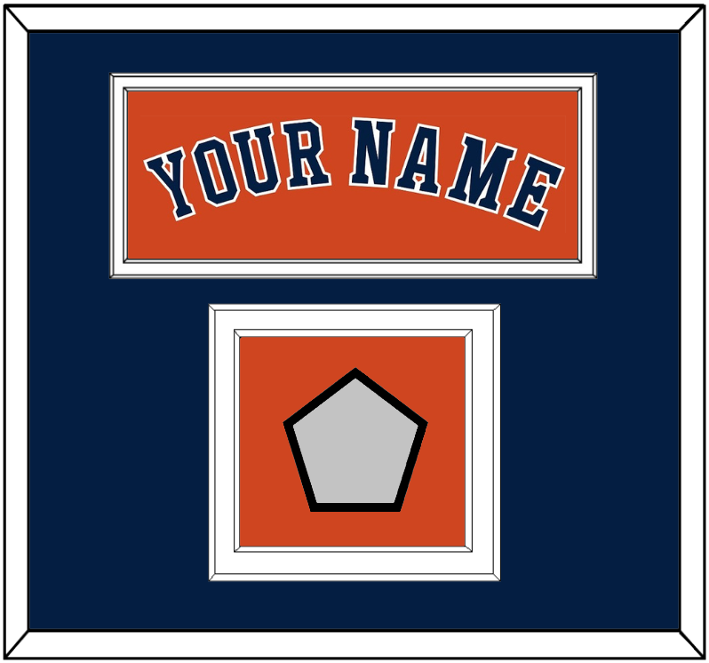 Houston Name & World Series Champions Patch - Alternate Orange - Signature Tier 2