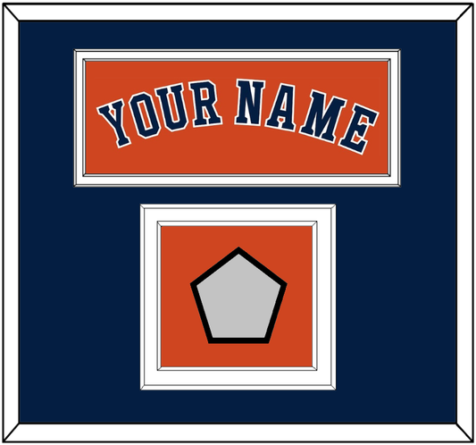 Houston Name & World Series Jersey Patch - Alternate Orange - Signature Tier 2