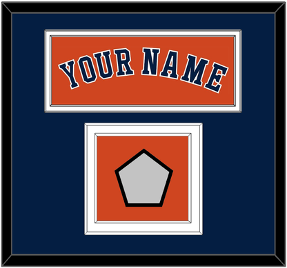 Houston Name & World Series Champions Patch - Alternate Orange - Signature Tier 2