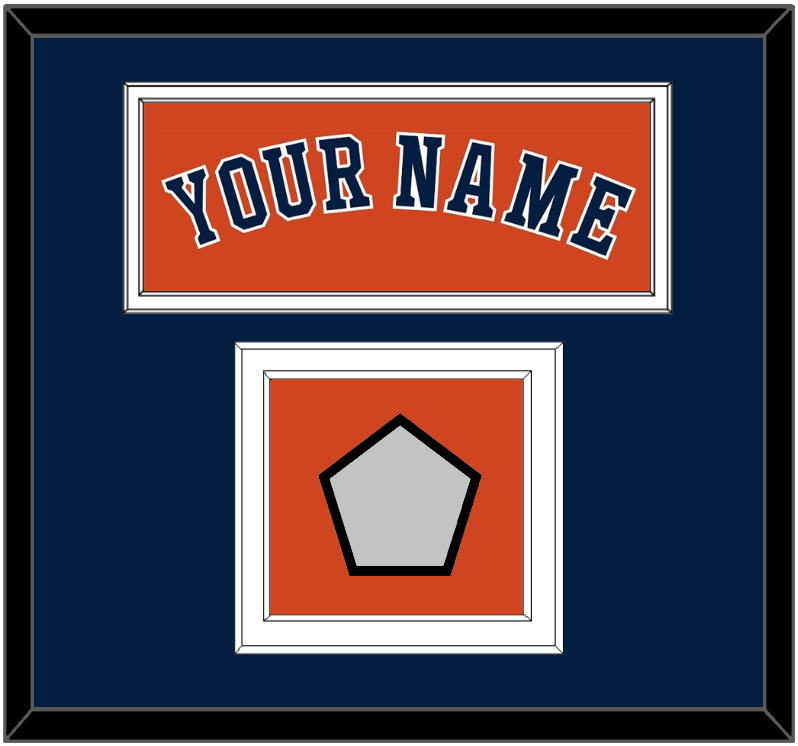 Houston Name & World Series Jersey Patch - Alternate Orange - Signature Tier 2