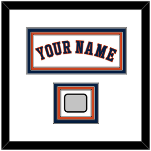 Houston Name & World Series Jersey Patch - Home White - Triple Mat 1