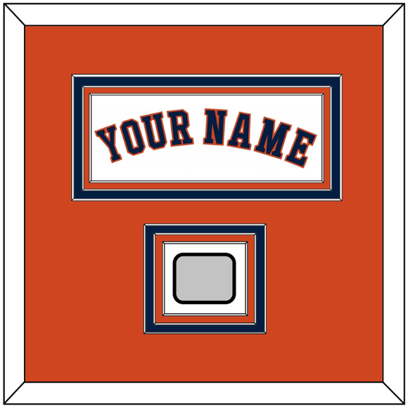 Houston Name & World Series Jersey Patch - Home White - Triple Mat 3