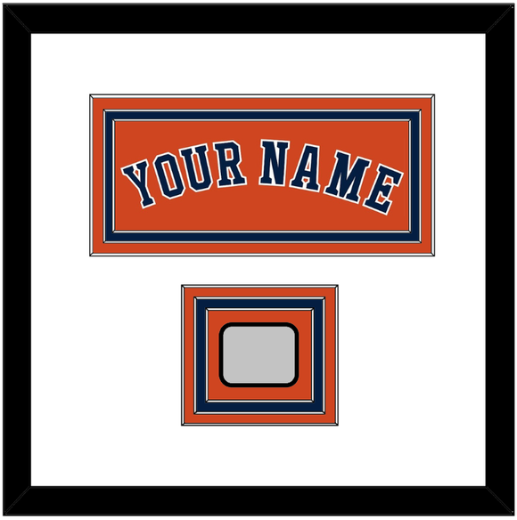 Houston Name & World Series Jersey Patch - Alternate Orange - Triple Mat 1