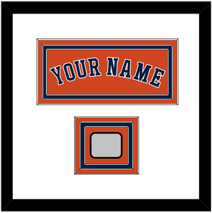 Houston Name & World Series Champions Patch - Alternate Orange - Triple Mat 1