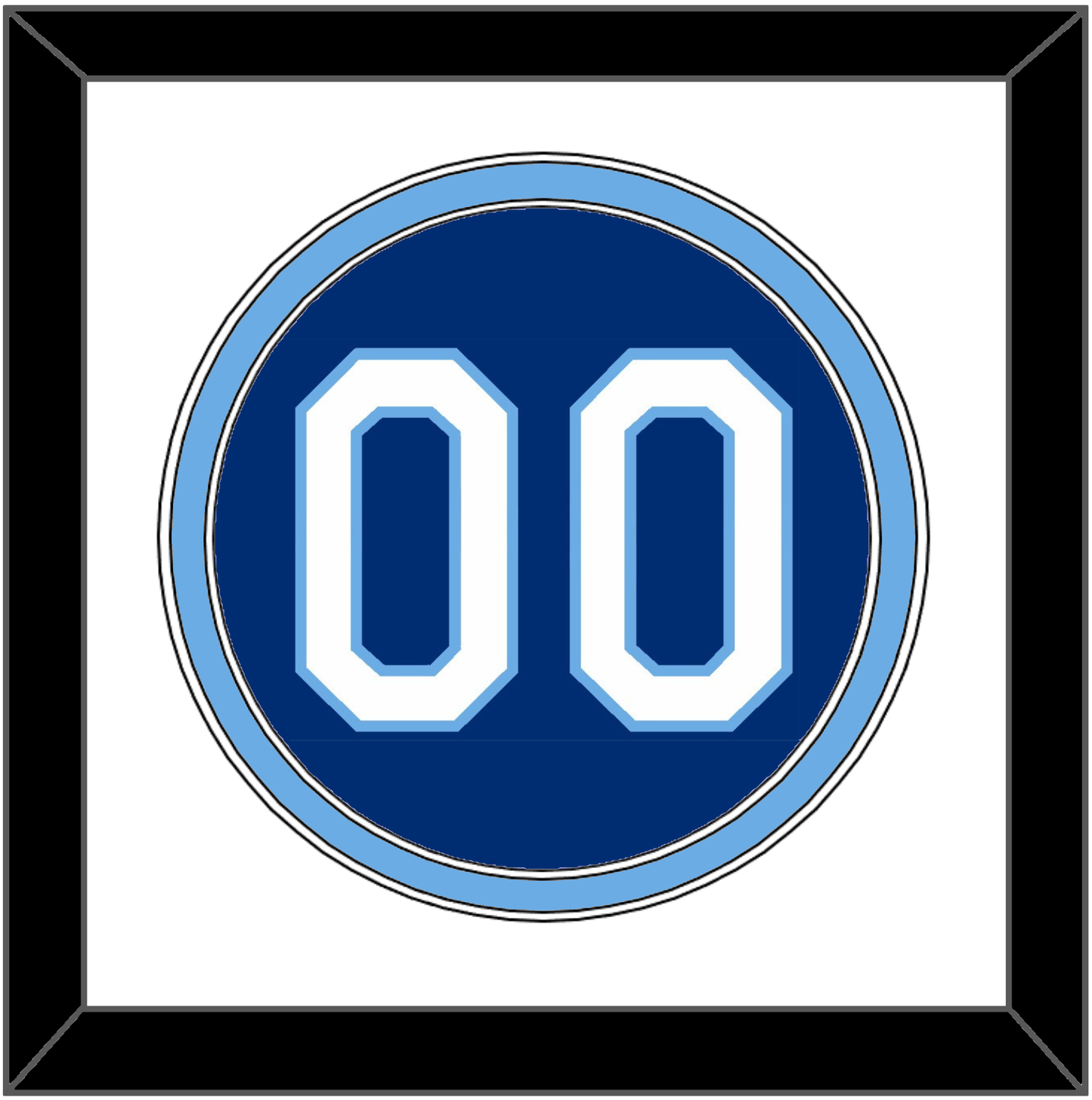 Kansas City Number - Alternate Blue - Signature Tier 1
