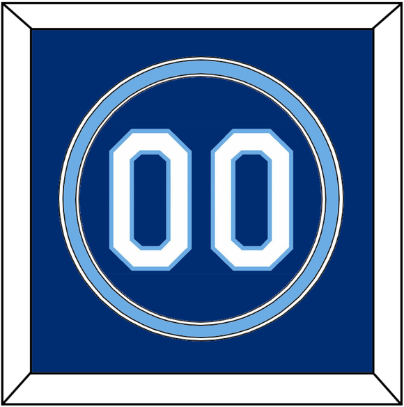 Kansas City Number - Alternate Blue - Double Mat 2
