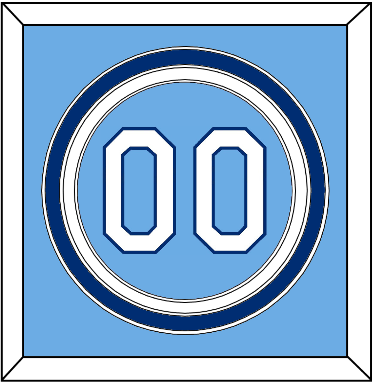 Kansas City Number - Alternate Powder Blue - Premier Tier 2
