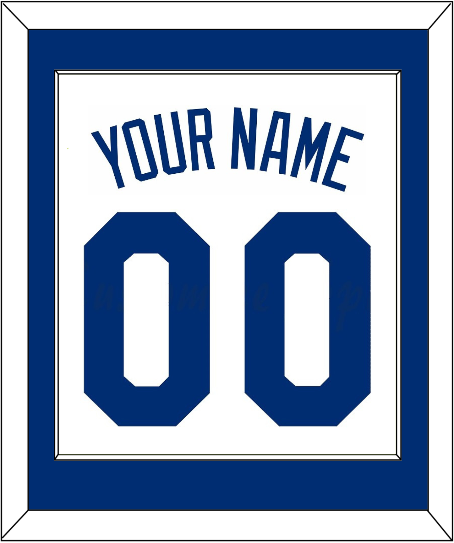 Kansas City Name & Number - Home White - Essential Tier 1