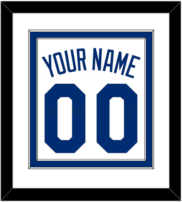 Kansas City Name & Number - Home White - Double Mat 1