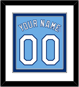 Kansas City Name & Number - Alternate Powder Blue - Double Mat 1