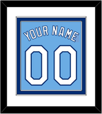 Kansas City Name & Number - Alternate Powder Blue - Double Mat 1