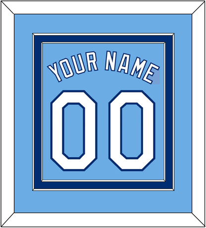 Kansas City Name & Number - Alternate Powder Blue - Signature Tier 2