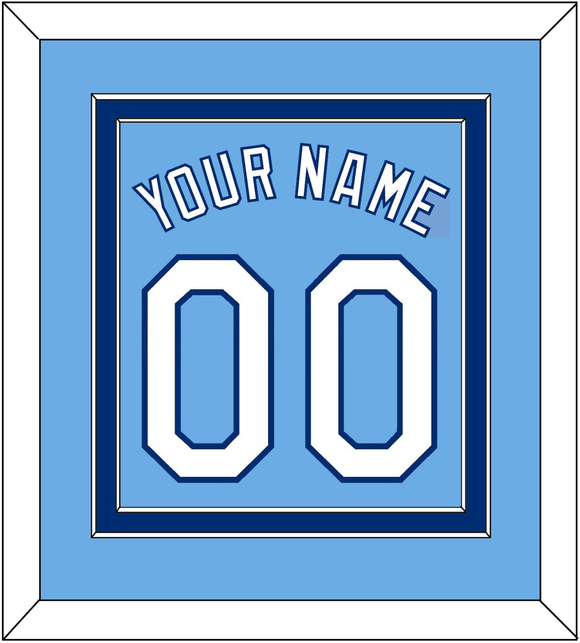 Kansas City Name & Number - Alternate Powder Blue - Double Mat 2