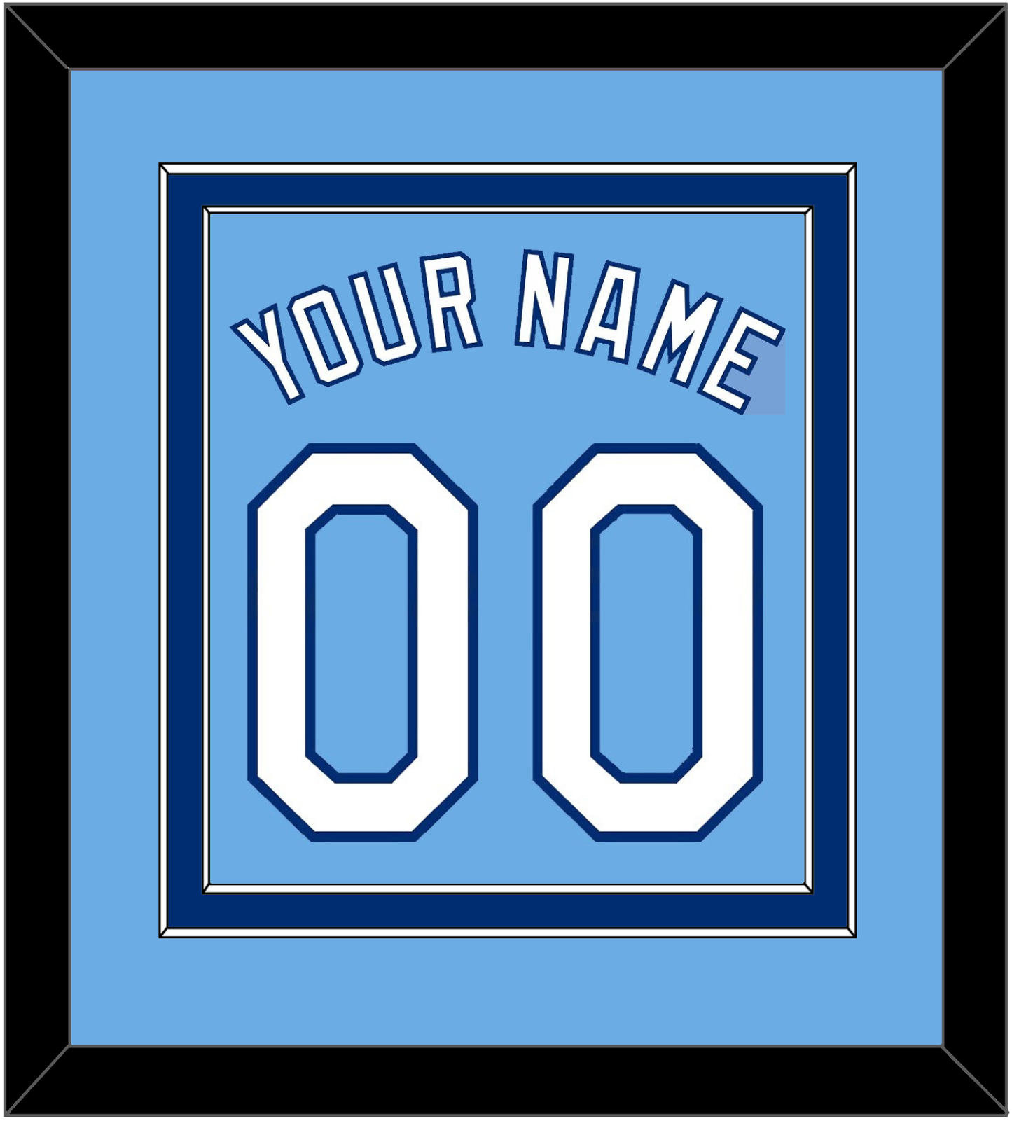 Kansas City Name & Number - Alternate Powder Blue - Signature Tier 2