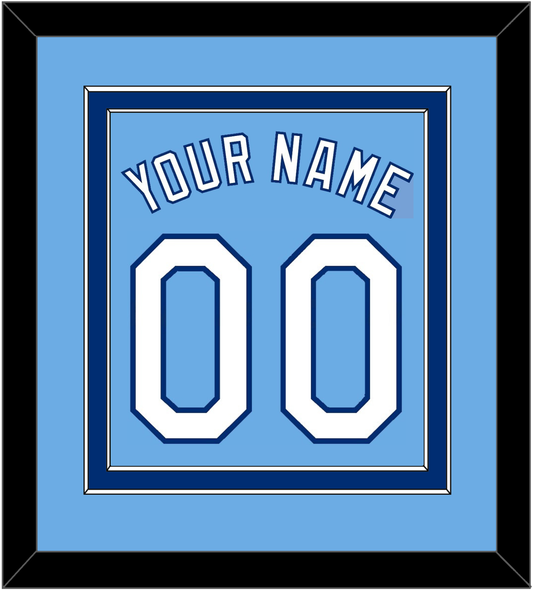 Kansas City Name & Number - Alternate Powder Blue - Signature Tier 2