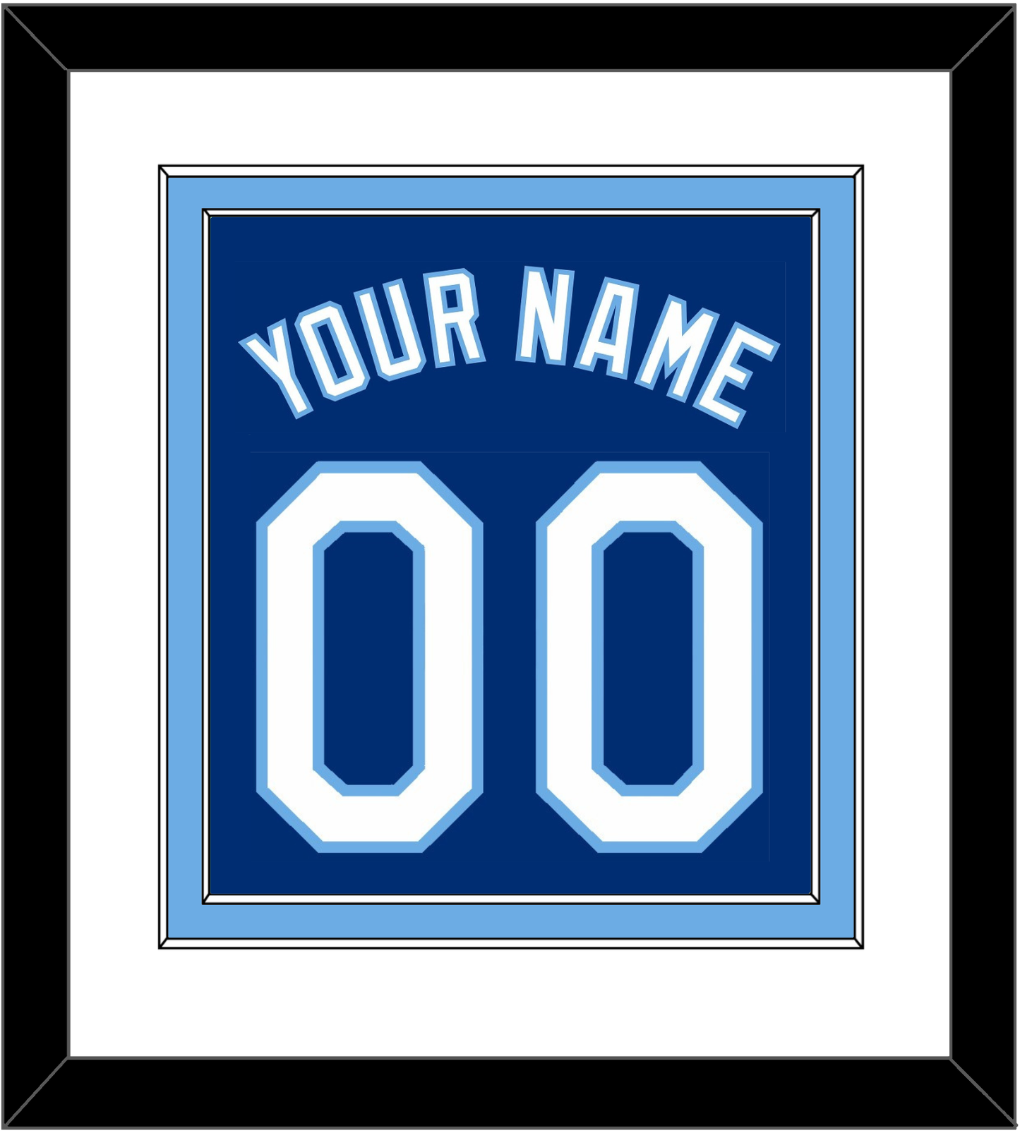 Kansas City Name & Number - Alternate Blue - Signature Tier 1