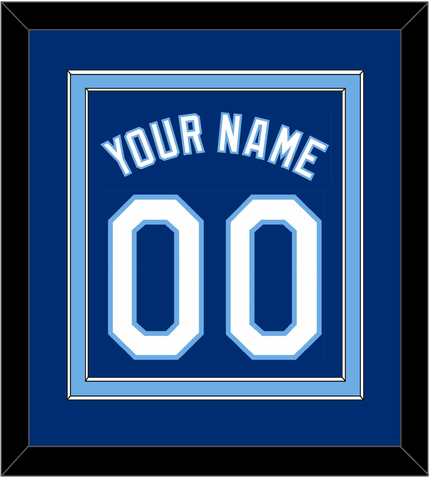 Kansas City Name & Number - Alternate Blue - Signature Tier 2