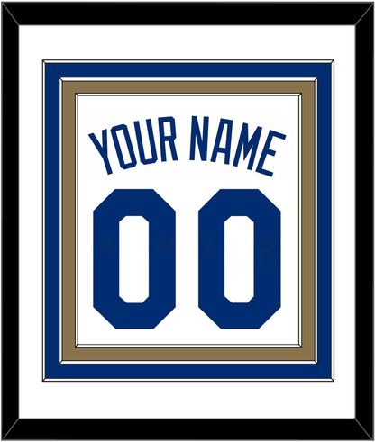 Kansas City Name & Number - Home White - Premier Tier 1