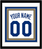 Kansas City Name & Number - Home White - Triple Mat 1