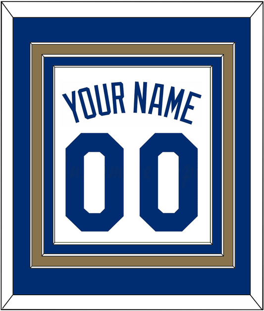 Kansas City Name & Number - Home White - Premier Tier 2
