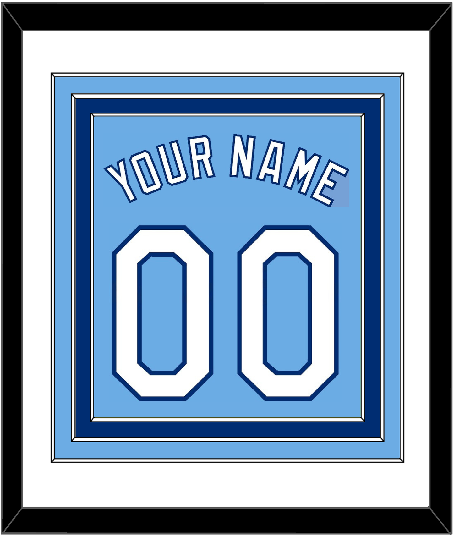 Kansas City Name & Number - Alternate Powder Blue - Premier Tier 1