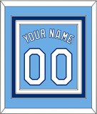 Kansas City Name & Number - Alternate Powder Blue - Triple Mat 2