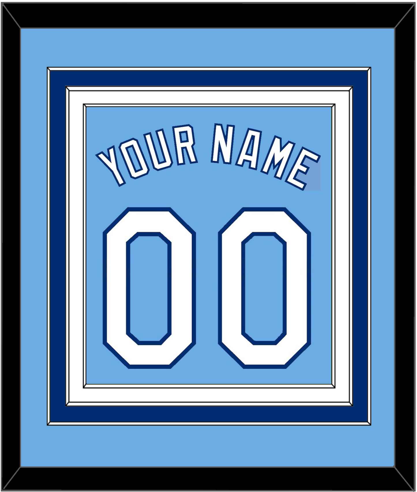 Kansas City Name & Number - Alternate Powder Blue - Premier Tier 2