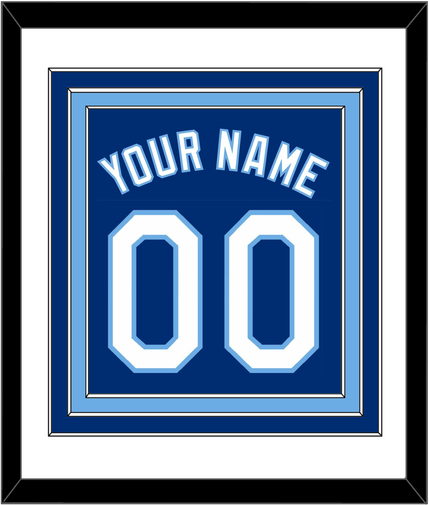 Kansas City Name & Number - Alternate Blue - Premier Tier 1