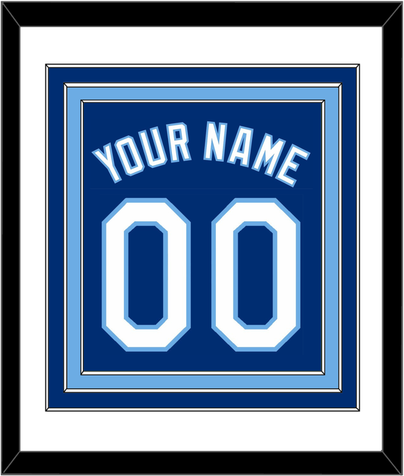Kansas City Name & Number - Alternate Blue - Triple Mat 1
