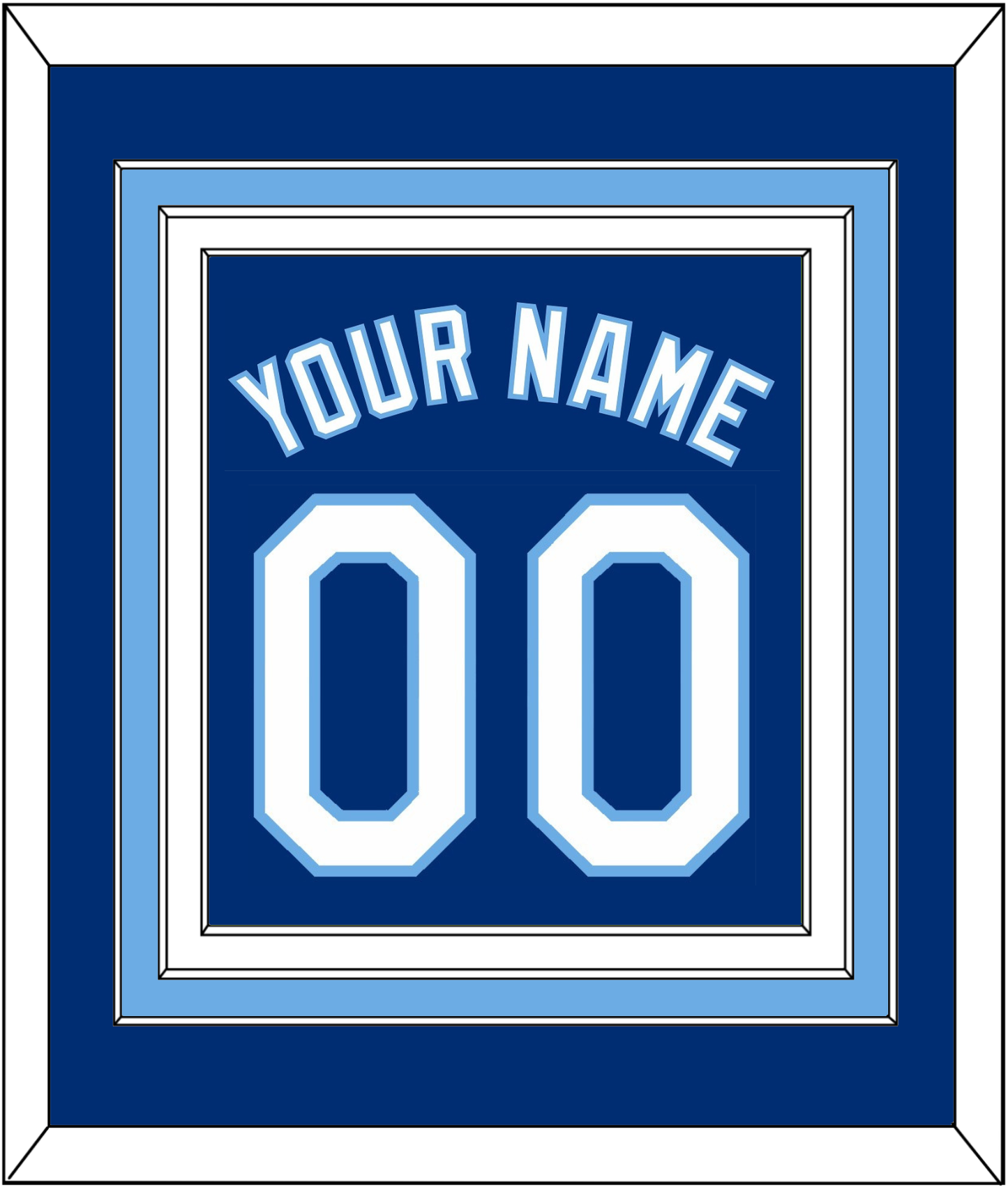 Kansas City Name & Number - Alternate Blue - Premier Tier 2