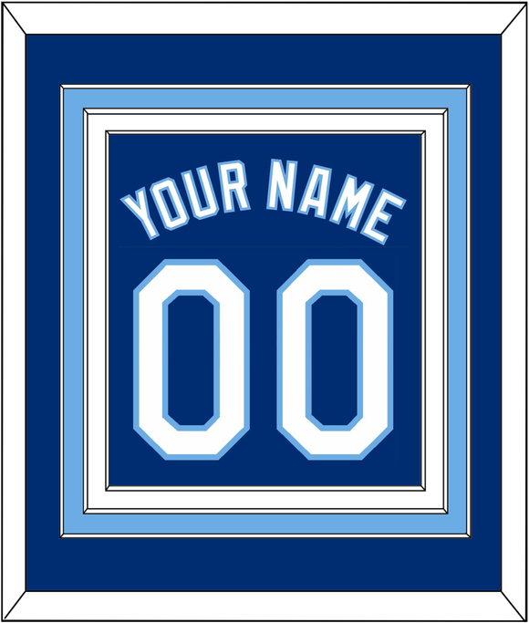 Kansas City Name & Number - Alternate Blue - Triple Mat 2