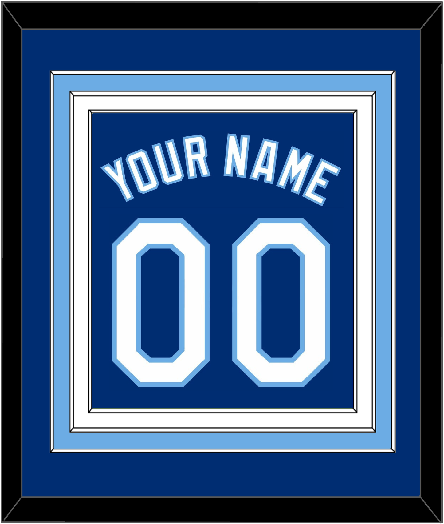Kansas City Name & Number - Alternate Blue - Premier Tier 2