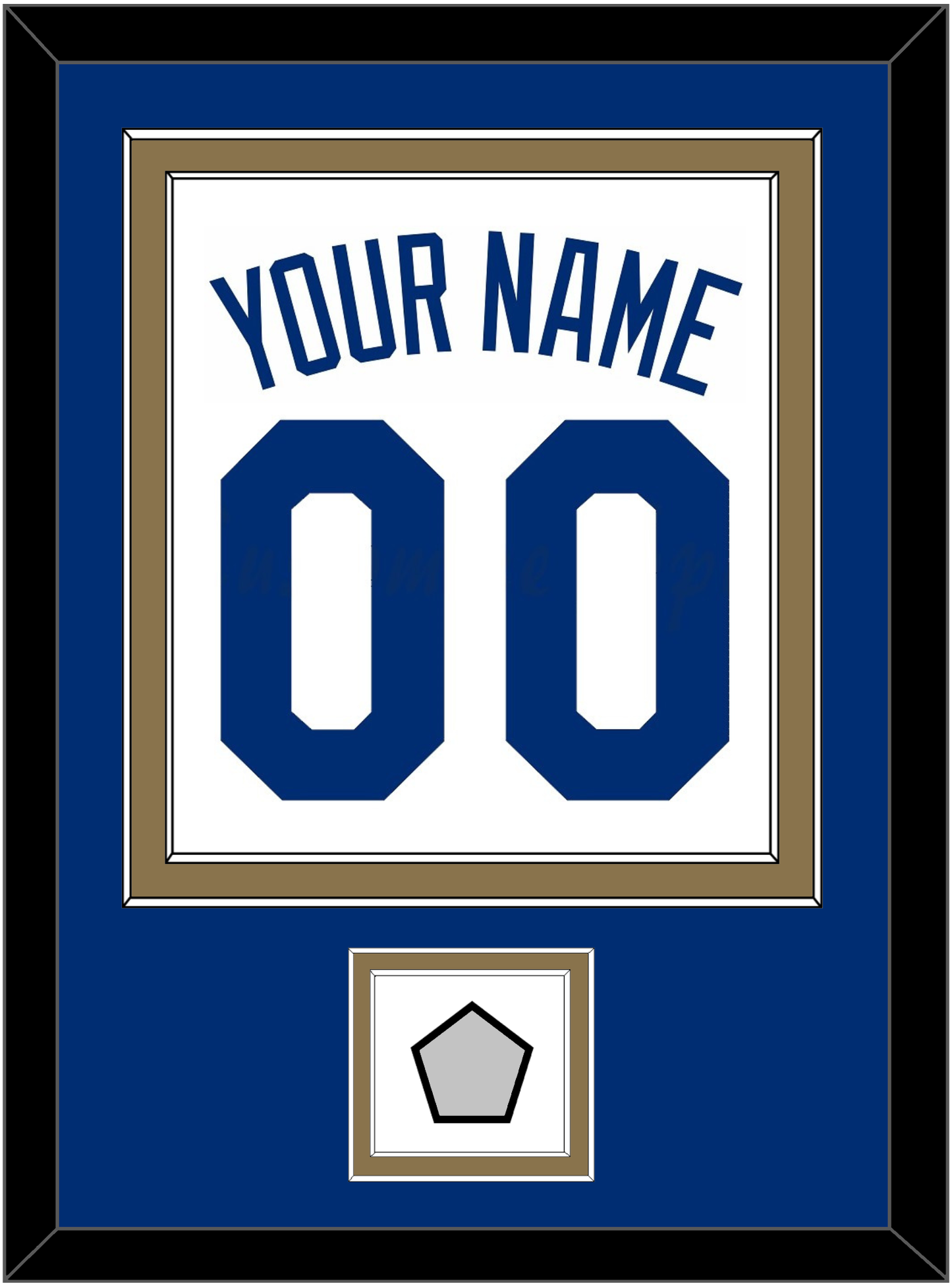 Kansas City Name, Number & 2015 World Series Champions Patch - Home White - Signature Tier 2