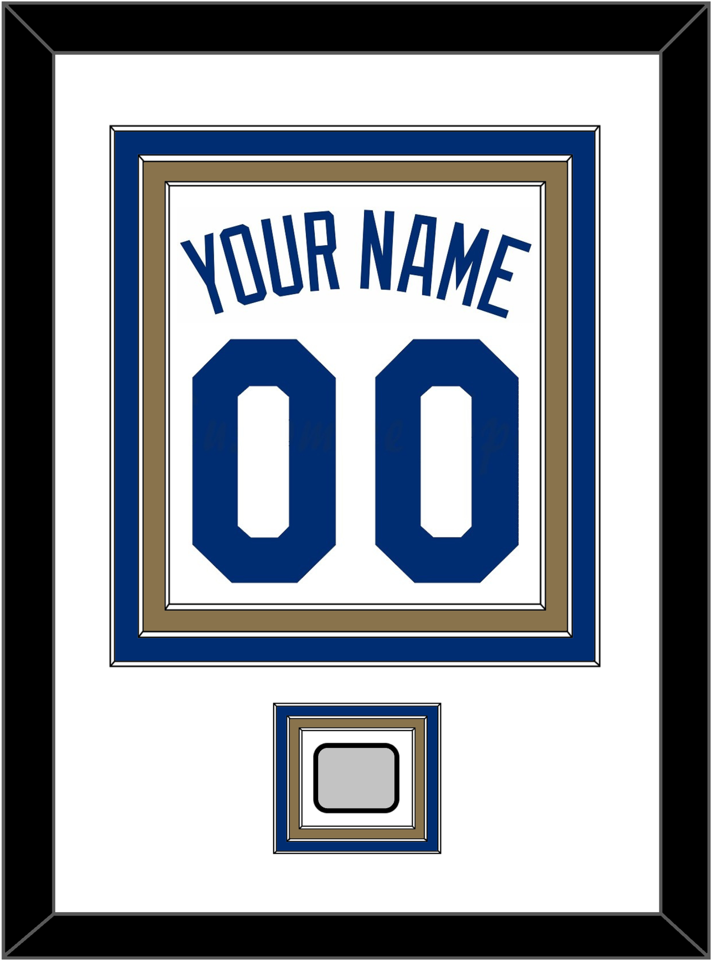 Kansas City Name, Number & 2015 World Series Jersey Patch - Home White - Premier Tier 1