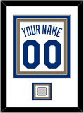 Kansas City Name, Number & 2015 World Series Champions Patch - Home White - Triple Mat 1