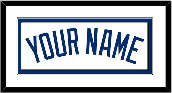 Kansas City Name - Home White - Double Mat 1