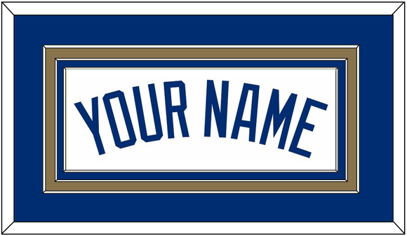 Kansas City Name - Home White - Triple Mat 2