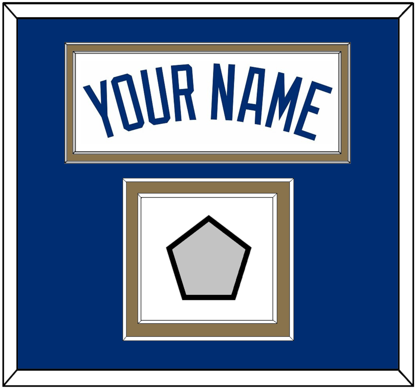 Kansas City Name & 2015 World Series Jersey Patch - Home White - Signature Tier 2